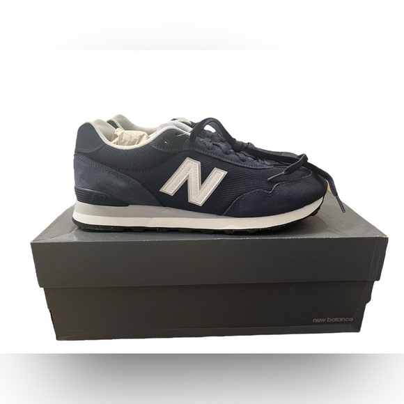 NIB New Balance Men’s 515 Retro Navy Suede/Mesh Sneakers in size 11 - Picture 3 of 8